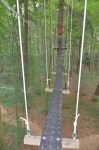 Par temps de pluie (le parc reste ouvert), le caoutchouc doit être glissant