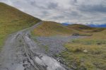 Pas belle la vue, enfin sur les montagnes pas la boue !