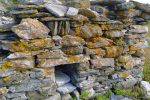 Détail de la ruine de Roti Hittu
