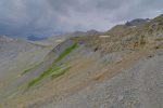 Un dernier passage pentu. Les Diablerets au fond.