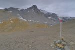 Nous voilà enfin à La Selle. Le glacier du Wildhorn au fond.