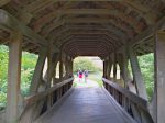 La structure en bois du pont