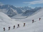 La vue sur le Pigne d'Aroalla et cie est magnifique