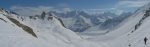 Vue panoramique en direction d'Arolla