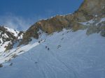 L'équipe finit sa descente