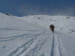 Le col de La Luette est sur la gauche et le sommet au centre, c'est quand la prochaine pause ?