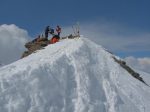 Le sommet de La Luette, 3548m, sans croix ni cairn