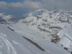 Vue sur le Lac des Dix et les Aiguilles Rouges d'Arolla