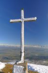 La croix du sommet de l'antécime du Pt1553