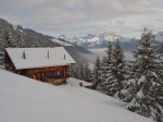 Le même chalet mais avec la vue.