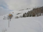 un panneau du chemin d'été, de notre coté on continue dans la pente.