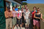 Pierrot, Christine, Michel, Manon, Martine, Daniel, Nouchka, Dominique et Marie