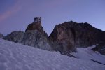 Vue arrière sur la cabane Bertol