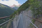 Le deuxième pont suspendu, 97m