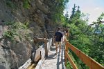 Passage sur une passerelle