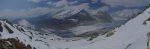 Vue panoramique sur le glacier d'Aletsch