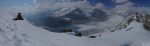 Vue panoramique sur le glacier d'Aletsch depuis Bettmerhorn