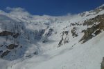 Ciel se couvrant et neige transformée