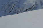 Je me rabats sur la crête vers la croix. Vue arrière