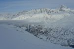 La descente pour le barrage