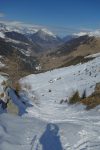 Vue arrière de ce couloir