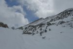 Montée par la combe au NE
