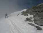 Je me faits doubler par un autre skieur, la concentration en skieurs est plus grande ici !