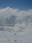 On redescend dans la Combe de Drône, avec la Pointe des Lacérandes en face.