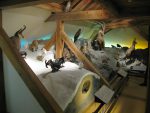 Dans l'Hospice, il y a un musée (visite gratuite), nous y sommes allés après le repas, donc nous étions seuls. Ce musée est vraiment intéressant. Une petite partie avec des animaux de la région empaillés.