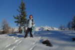 Sur la crête, au soleil