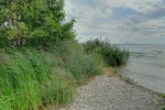 Le bout de la plage.