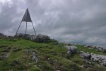 Le Chasseron, 1606.6m avec son point de triangulation  remplacée depuis par la