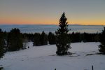 Panorama depuis la cabane du Chalet Le Rocher.