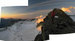 Panorama (râté !) vers Hohbalmgletscher