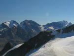 Lagginhorn (centre gauche) et Weissmies