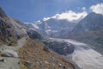 Sur la crête de la moraine