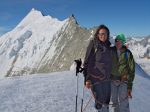 Evelyne, le rêve de son premier 4000m se concrétise, avec le guide Daniel