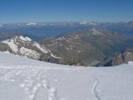 La descente avec une superbe vue.