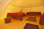 L'intérieur d'un tipi