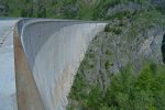 Le mur du barrage voute