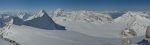 Vue panoramique sur le glacier de Giétro