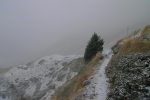 Nous retrouvons le chemin de la montée avec le panneau découpé