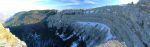 Vue panoramique sur le Creux du Van