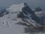 Zoom sur le glacier des Diablerets et le Sommet des Diablerets au fond