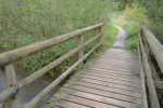 Nous traversons le canal d'eau de la papeterie
