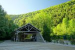 Départ depuis le parking. Maison des cascades