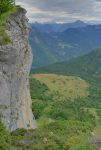 Belle hauteur de falaise