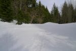 Sur mon ancienne carte, le chemin se termine ici