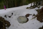 Après un dernier effort, je rejoins la piste de ski