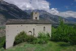 La chapelle de Saxon sous la Tour. Elle n'est pas visitable